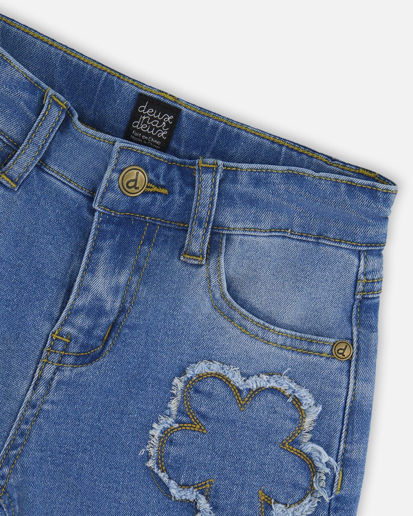 Deux Par Deux Jeans à jambre large - Denim