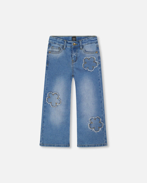Deux Par Deux Jeans à jambre large - Denim