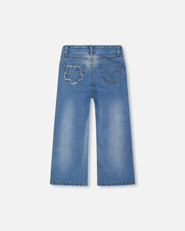 Deux Par Deux Jeans à jambre large - Denim