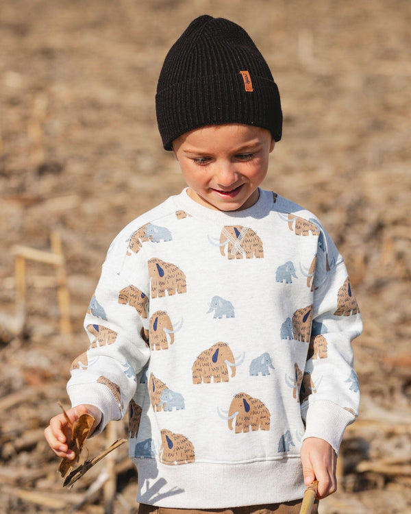 Deux Par Deux Sweat-shirt mammouth - Beige