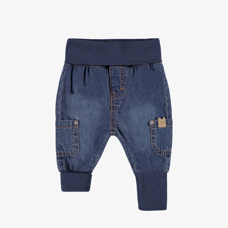 Souris Mini Denim evolutive pants (0-3m/12-18m)