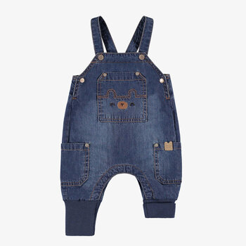 Souris Mini Salopette bleue en denim evolutif