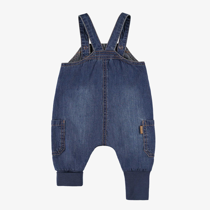Souris Mini Salopette bleue en denim evolutif