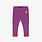 Souris Mini Purple rib-knit legging (6-9m/2-3y)