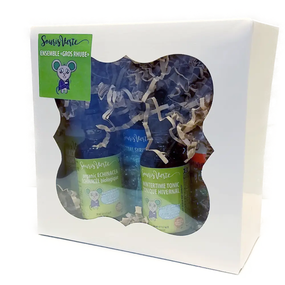 Souris Verte Ensemble gros rhube