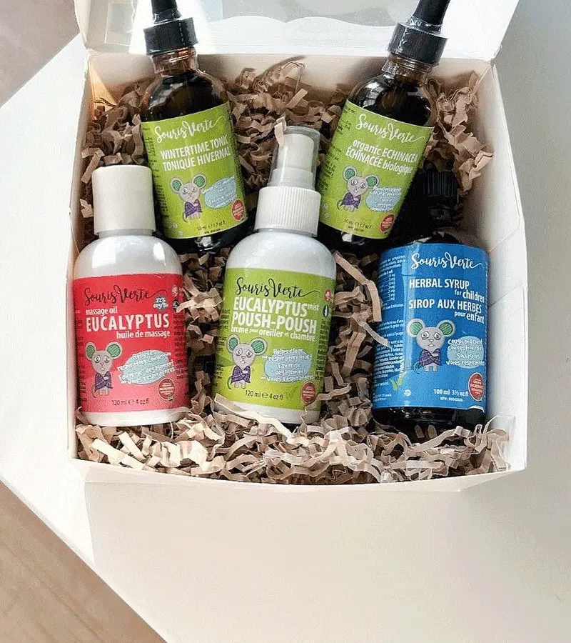 Souris Verte Ensemble gros rhube