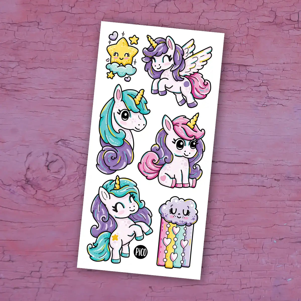 Pico Tatoo Inc Les pouliches arc-en-ciel