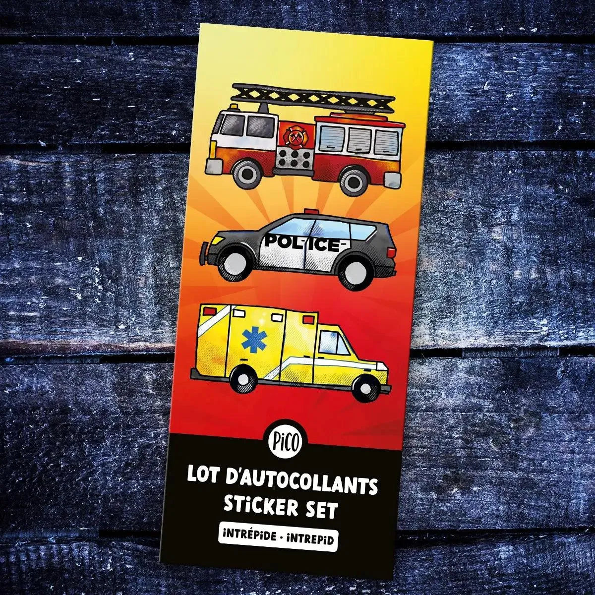 Pico Tatoo Inc Lot d'autocollants - Intrépide (135 autocollants)