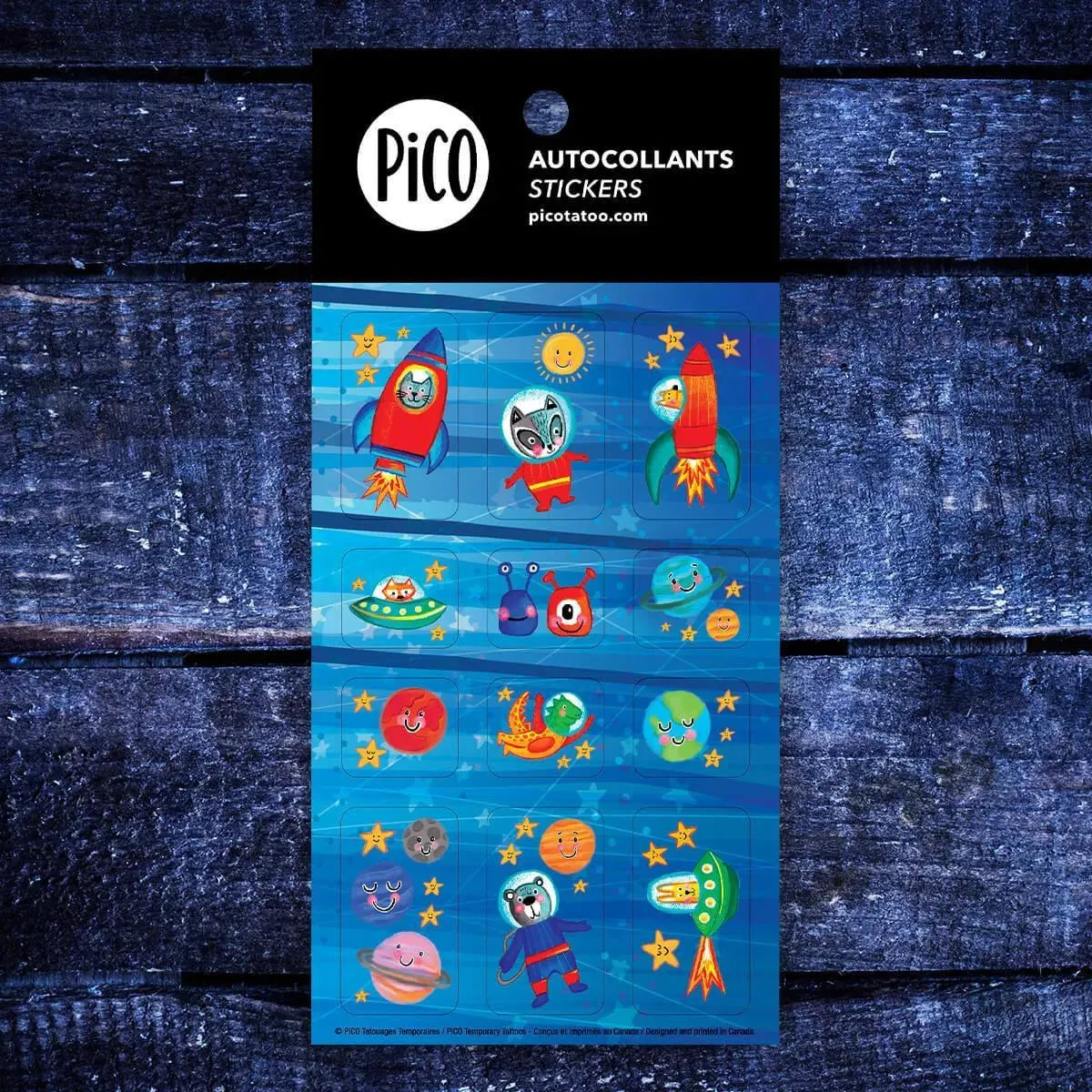 Pico Tatoo Inc Lot d'autocollants - Intrépide (135 autocollants)