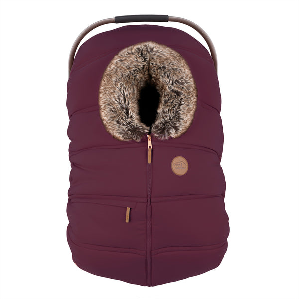 Petit Coulou Housse d'hiver pour siège d'auto - Plum