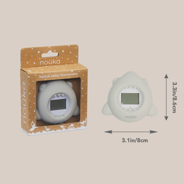 Ñouka Thermomètre de sécurité pour le bain - Shark light storm
