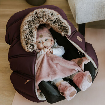 Petit Coulou Doudou pour le siège d'auto - Rose