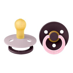 Bibs Ensemble de 2 suces Fusion latex - Dusky lilac plum mix