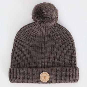 Calikids Tuque bébé pompon - Morel