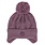 Calikids Tuque coup-vent en tricot pompon - Dusty orchid