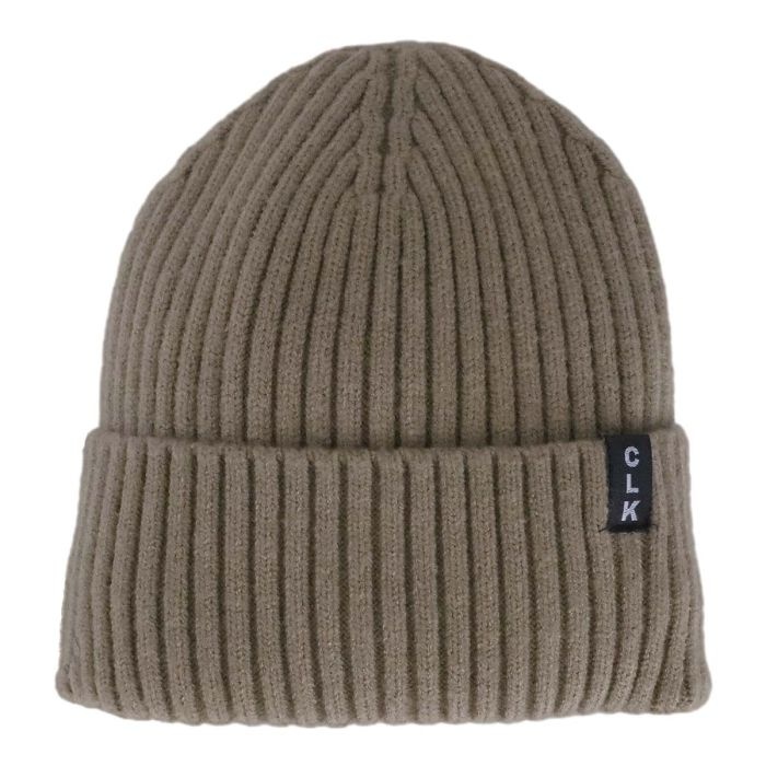 Calikids Tuque en tricot soft touch côtelé - Lemon pepper