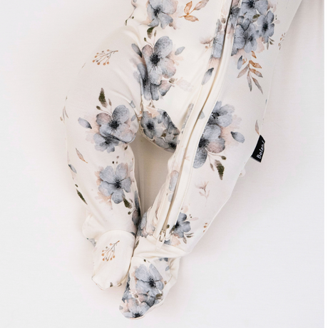 Belan . J Dormeuse à fermeture éclair - Floral givré