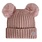 Calikids Tuque double pompon nouveau-née - Misty rose