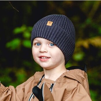 Calikids Tuque en tricot soft touch - Slate blue