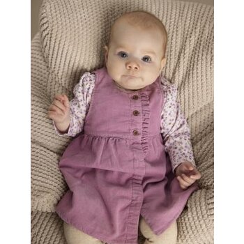 minymo Robe en corduroy avec doublure - Mauve orchid