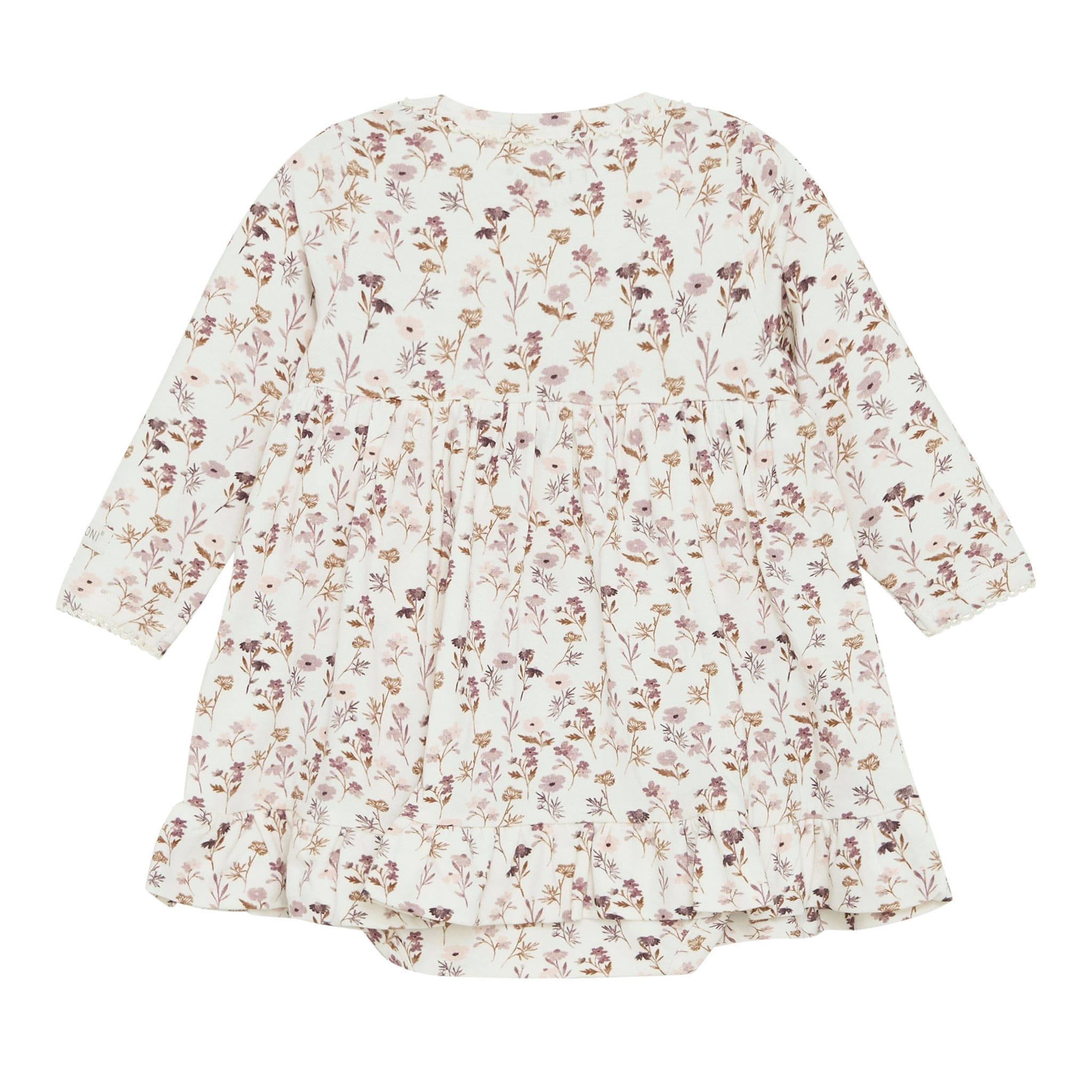 Fixoni Robe cache-couche à imprimé de fleurs - Violet ice