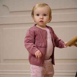 Fixoni Cardigan - Wistful mauve