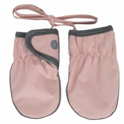 Calikids Mitaines imperméables (mi-saison) velcro corde - Blush