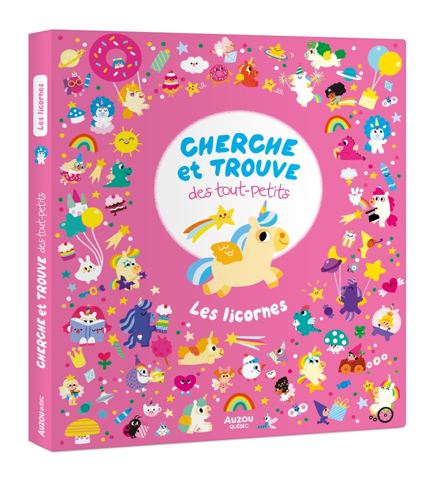Auzou Cherche et trouve des tout-petits - Les licornes