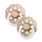 Bibs Ensemble de 2 suce 0-6 mois en latex - Blush glow / Vanilla glow