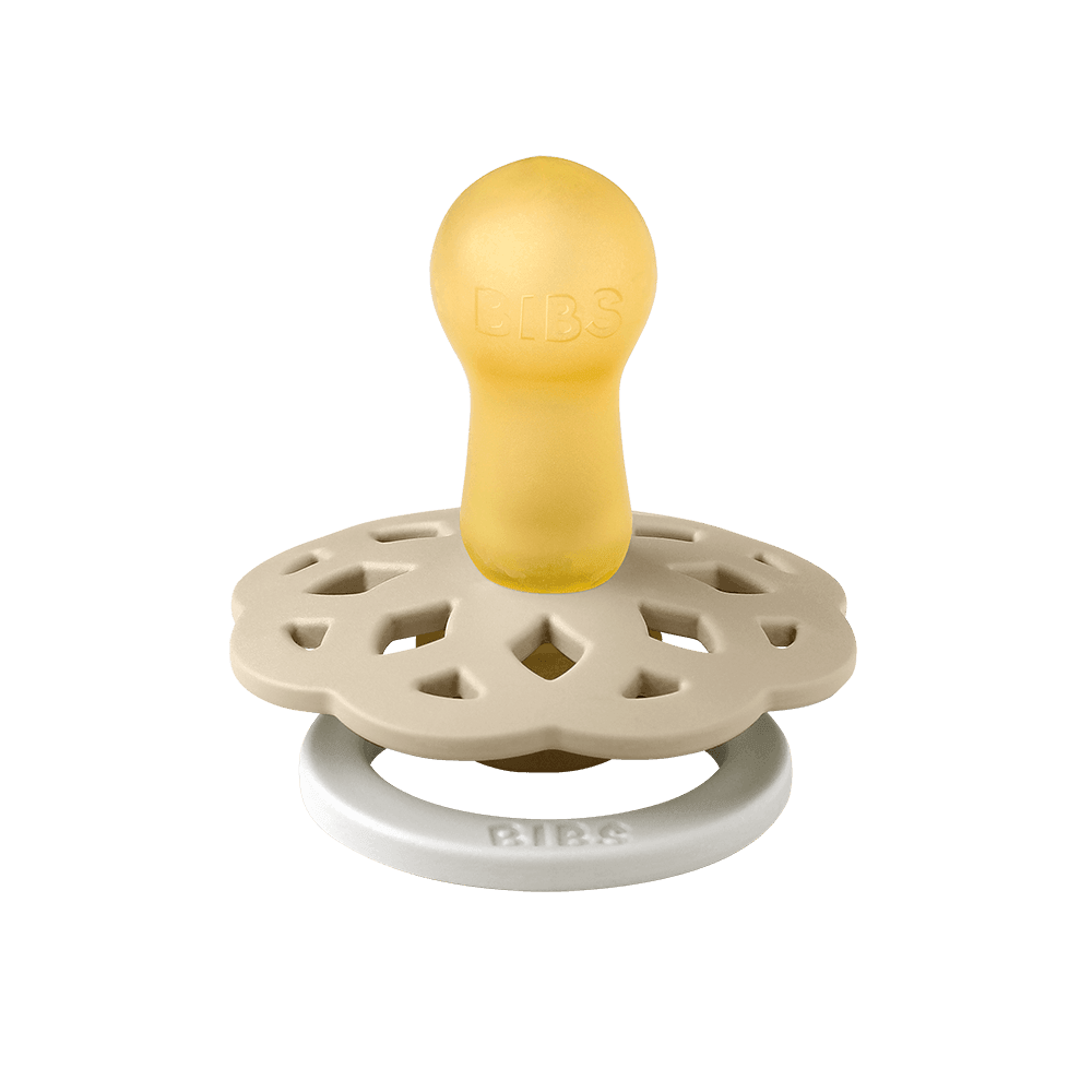 Bibs Ensemble de 2 suce 0-6 mois en latex - Blush glow / Vanilla glow