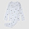 Petit Lem Snowman Print on Light Heather Grey PJ Set
