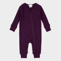 Petit Lem Plum Modal Rib Sleeper