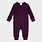 Petit Lem Plum Modal Rib Sleeper