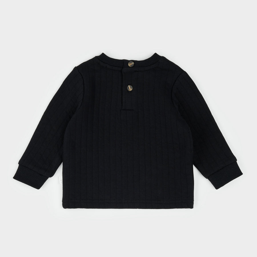 Petit Lem Ensemble noir à imprimé bébé pingouin