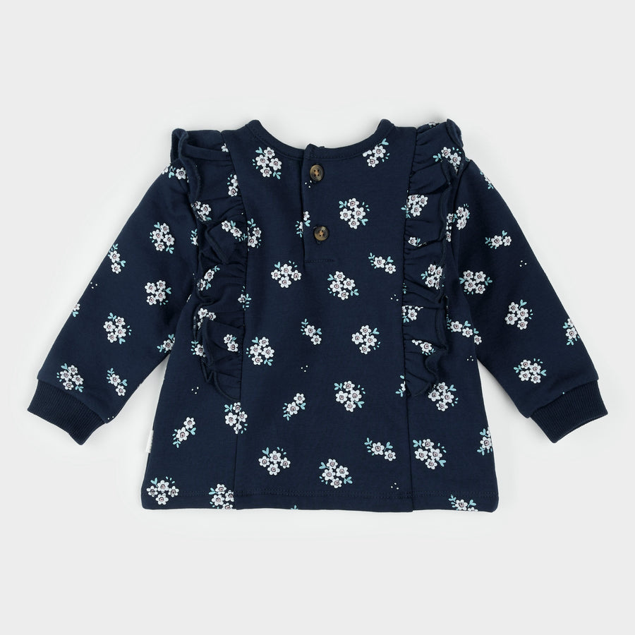 Petit Lem Ensemble bleu à imprimé floral