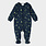Petit Lem Trees Print on Navy Sleeper