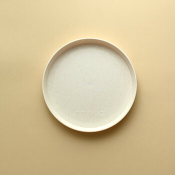 Minika Assiette en paille de blé - Shell (nouvelle version)