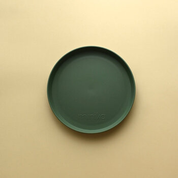 Minika Assiette en paille de blé - Leaf (nouvelle version)