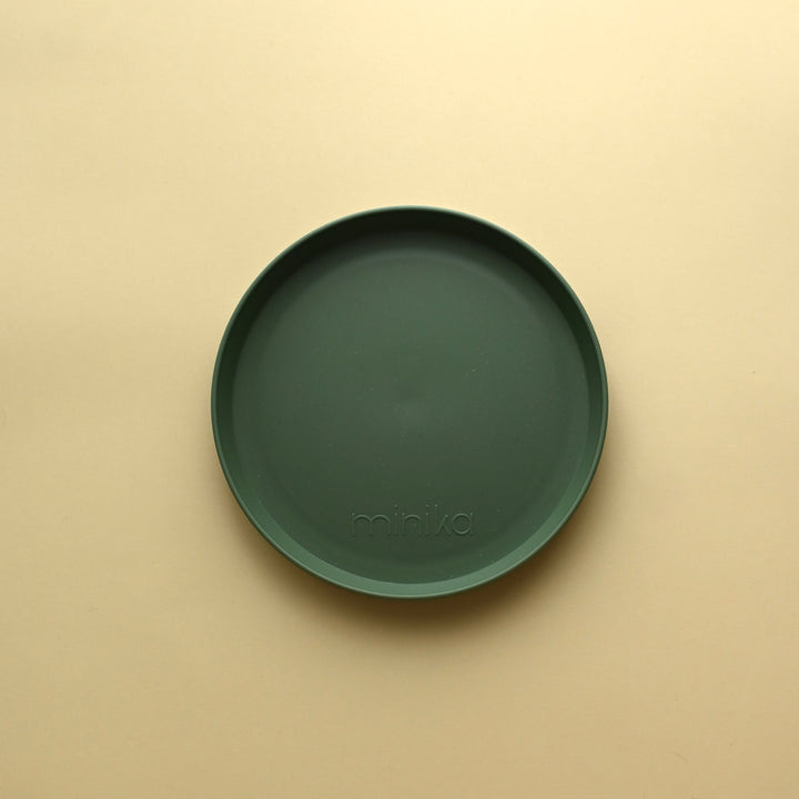 Minika Assiette en paille de blé - Leaf (nouvelle version)