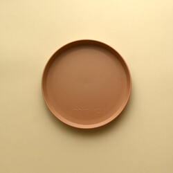 Minika Assiette en paille de blé - Almond (nouvelle version)