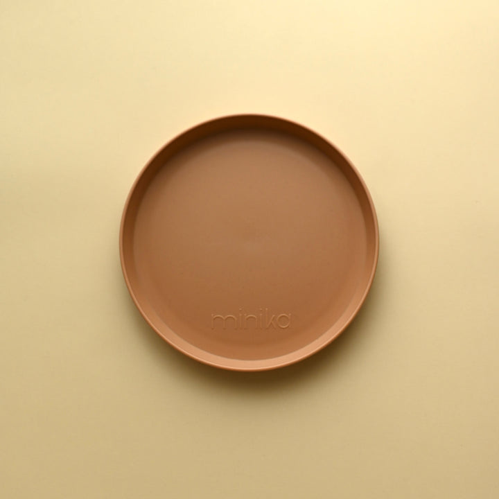 Minika Assiette en paille de blé - Almond (nouvelle version)