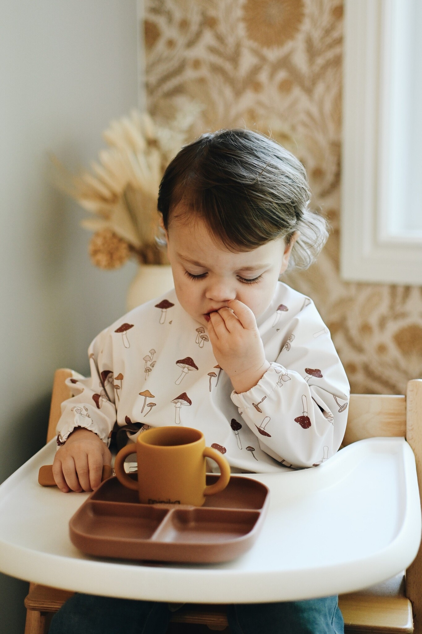 Minika Bavette à manches longues - Mushrooms