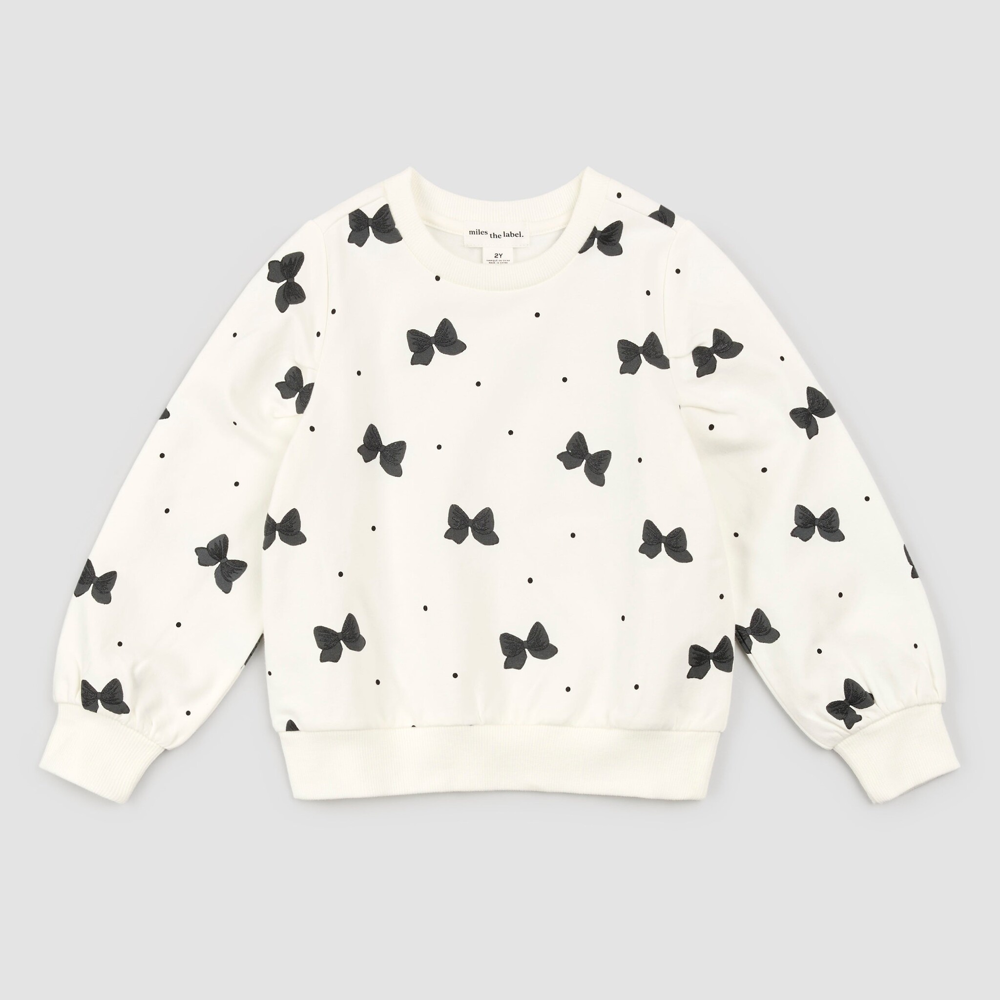 Miles the label Sweatshirt avec boucle scintillante