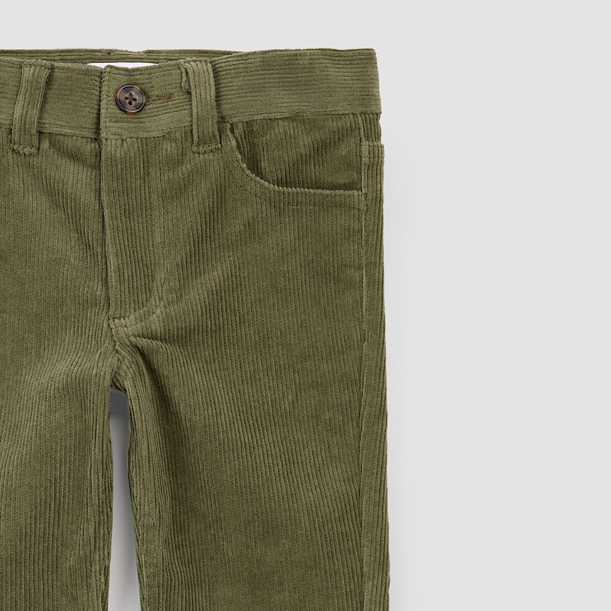 Miles the label Pantalon en corduroy - Green dusty