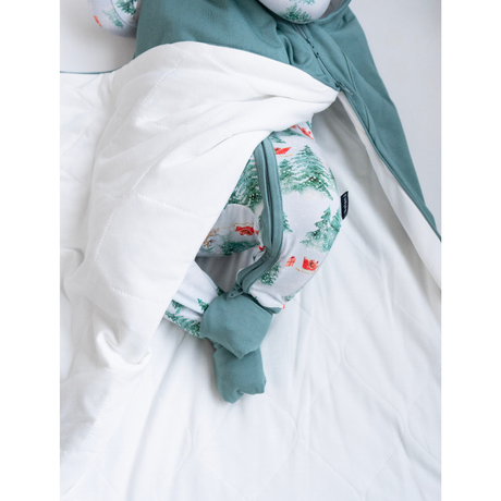 Belan . J Sac de couchage 1.0 TOG en bambou - Leafy green