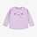 Souris Mini T-shirt mauve avec illustration