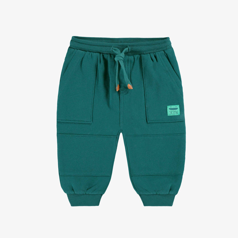 Souris Mini Pantalon bleu sarcelle style jogger