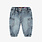 Souris Mini Jean bleu avec poches style cargo