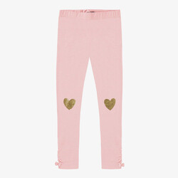 Souris Mini Legging rose avec coeurs