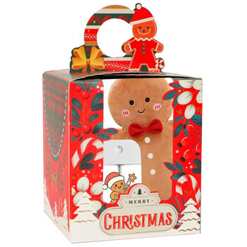 Gom-Mee Boîte cadeau P'tit biscuit - 1 peluche + 1 bruine d'oreiller